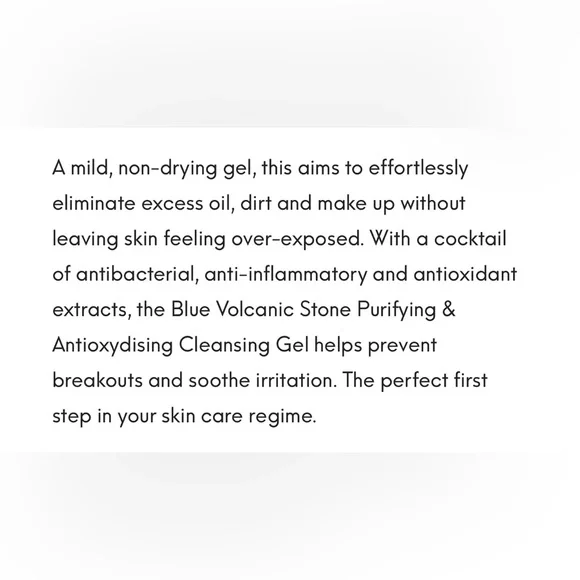 Avant - Blue Volcanic Stone Purifying & Antioxidising Cleansing Gel